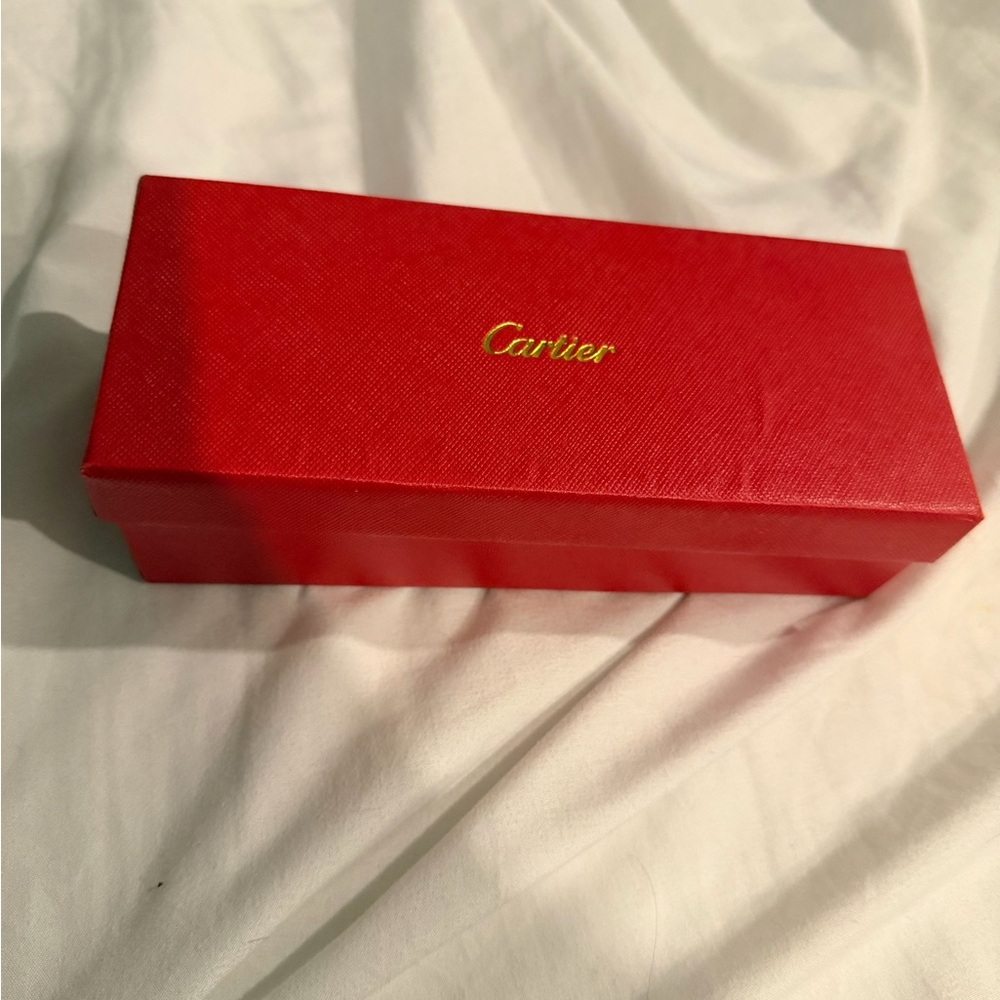 Cartier Red Gift Box with glasses holder